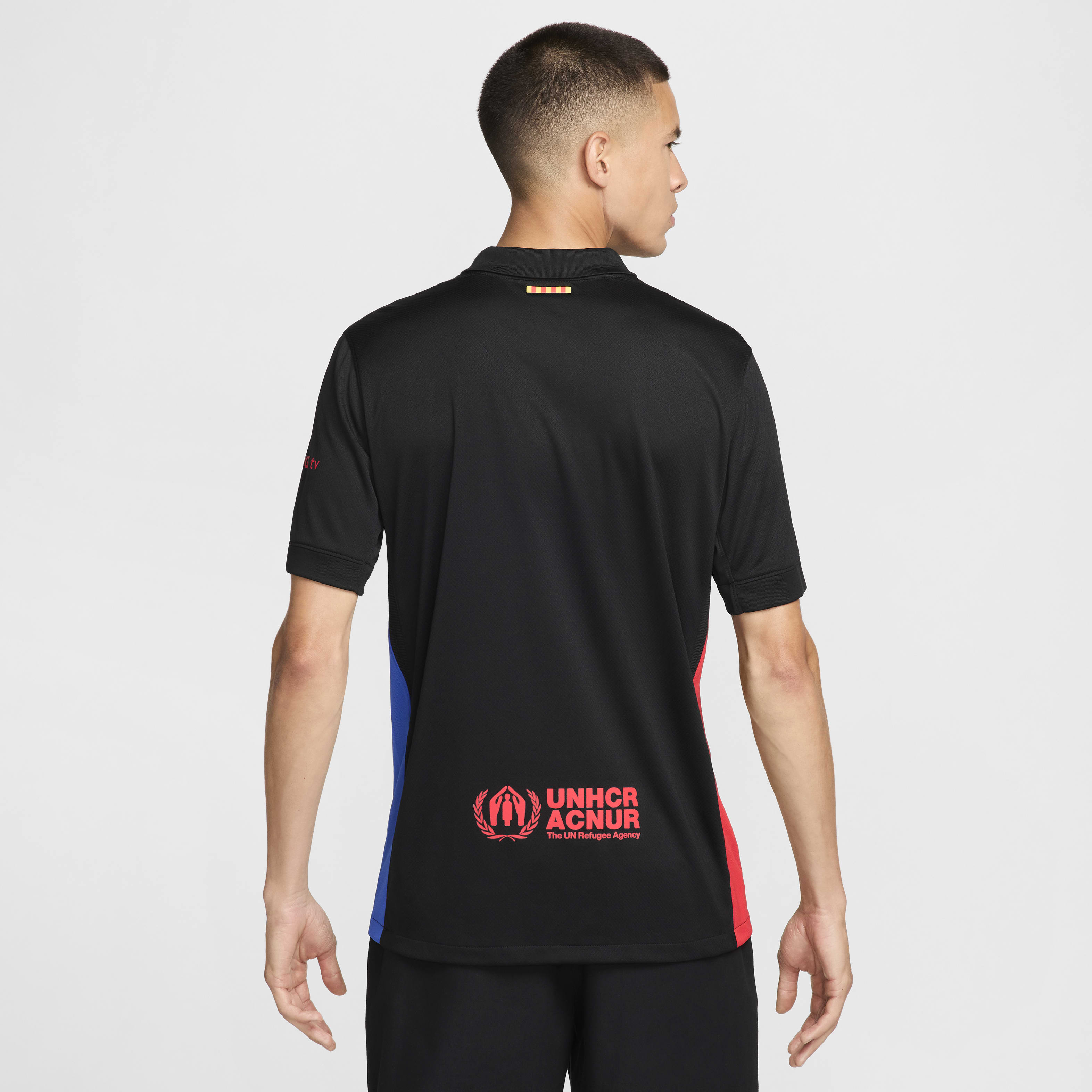 FC Barcelona Nike シャツ UNHCR Football Shirt Nike FC Barcelona 24/25 Away Stadium - Black